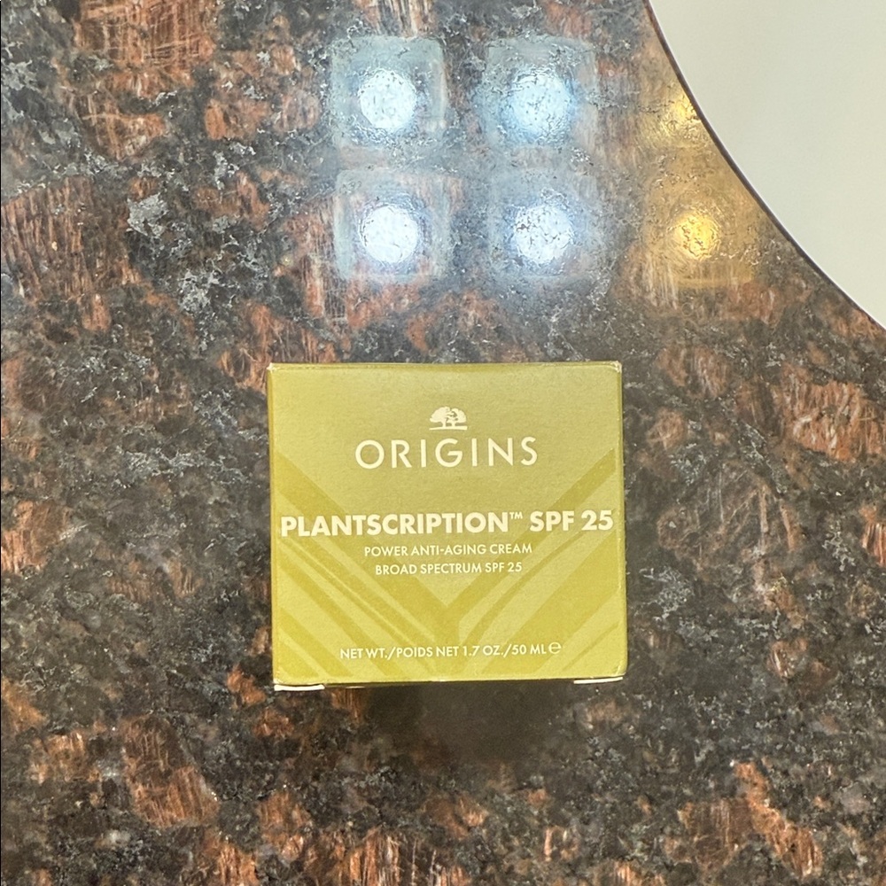 Origins Plantscription SPF 25 Anti-Aging Cream in Gold Packaging
